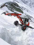 Jean-Marc Baz pelles araignées déneigement en montagne