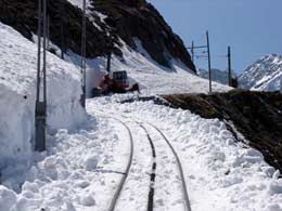 Jean-Marc Baz pelles araignées déneigement en montagne