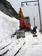 Jean-Marc Baz pelles araignées déneigement en montagne