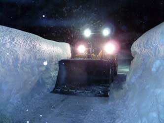 Jean-Marc Baz pelles araignées déneigement en montagne