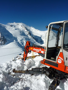 Jean-Marc Baz pelles araignées en montagne