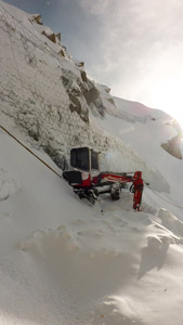 Jean-Marc Baz pelles araignées en montagne