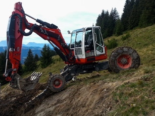 Jean-Marc Baz pelles araignées en montagne