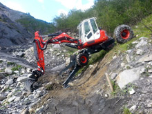 Jean-Marc Baz pelles araignées en montagne