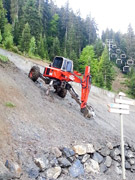 Jean-Marc Baz pelles araignées en montagne